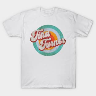 Color Circle With Name-Tina Turner T-Shirt